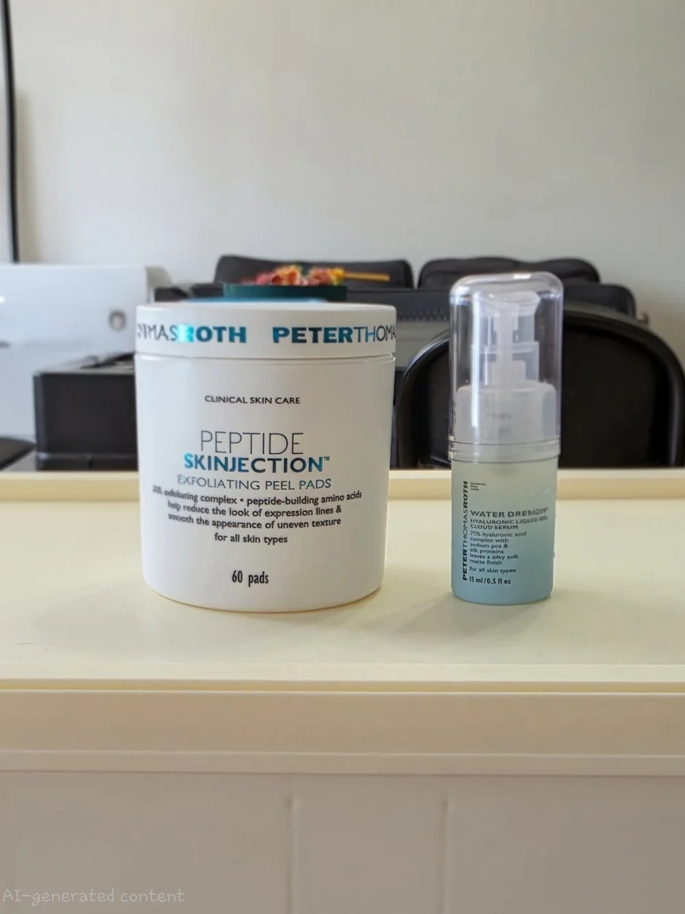 Peter Thomas Roth Exfoliate & Hydrate Duo - Peptide Pads & Water Drench Serum
